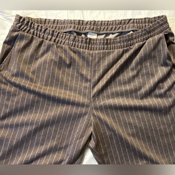 a new day Brown Striped Ankle Pants - Picture 2 of 2